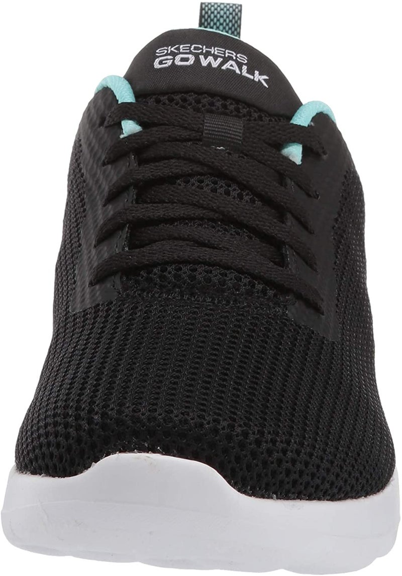 Skechers Women's Go Walk Joy Upturn, Black/Aqua, 10 - Image 3